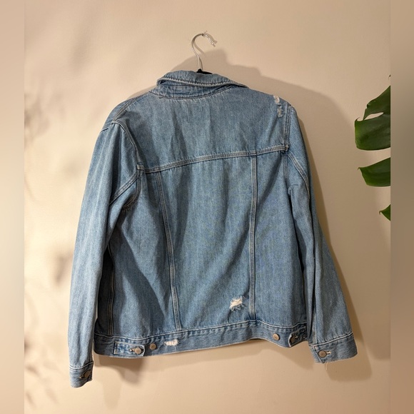 100% Cotton Old Navy Light Blue Denim Jacket - Picture 2 of 9